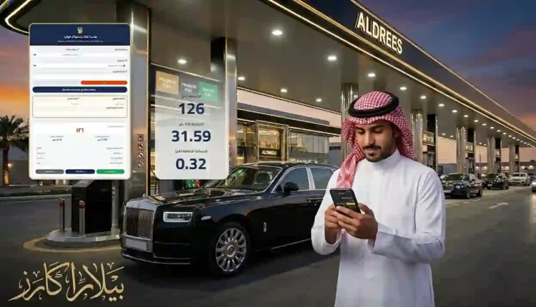 حاسبة تكلفة استهلاك الوقود للسيارات.